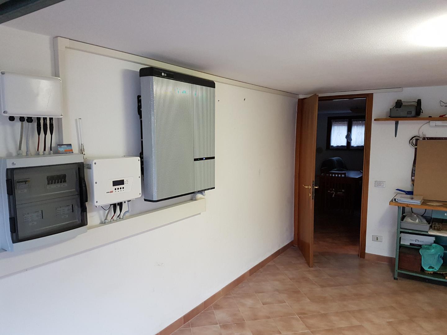 Batteria di accumulo LG RESU 10H a Concordia Sagittaria venezia