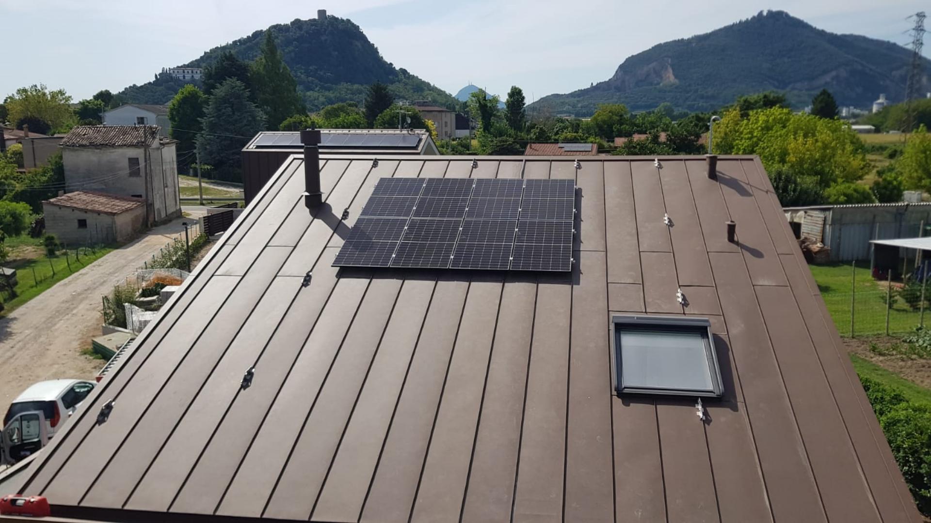 Impianto fotovoltaico da 3 kWp a Monselice padova