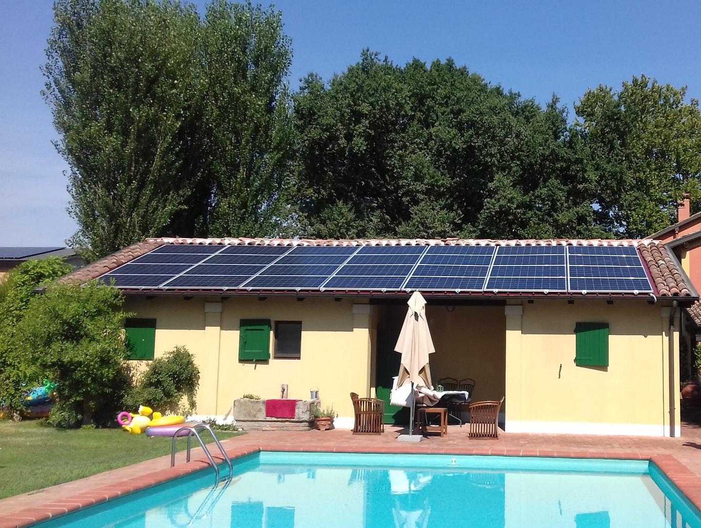 Impianto fotovoltaico da 7,70 kWp a Budrio bologna