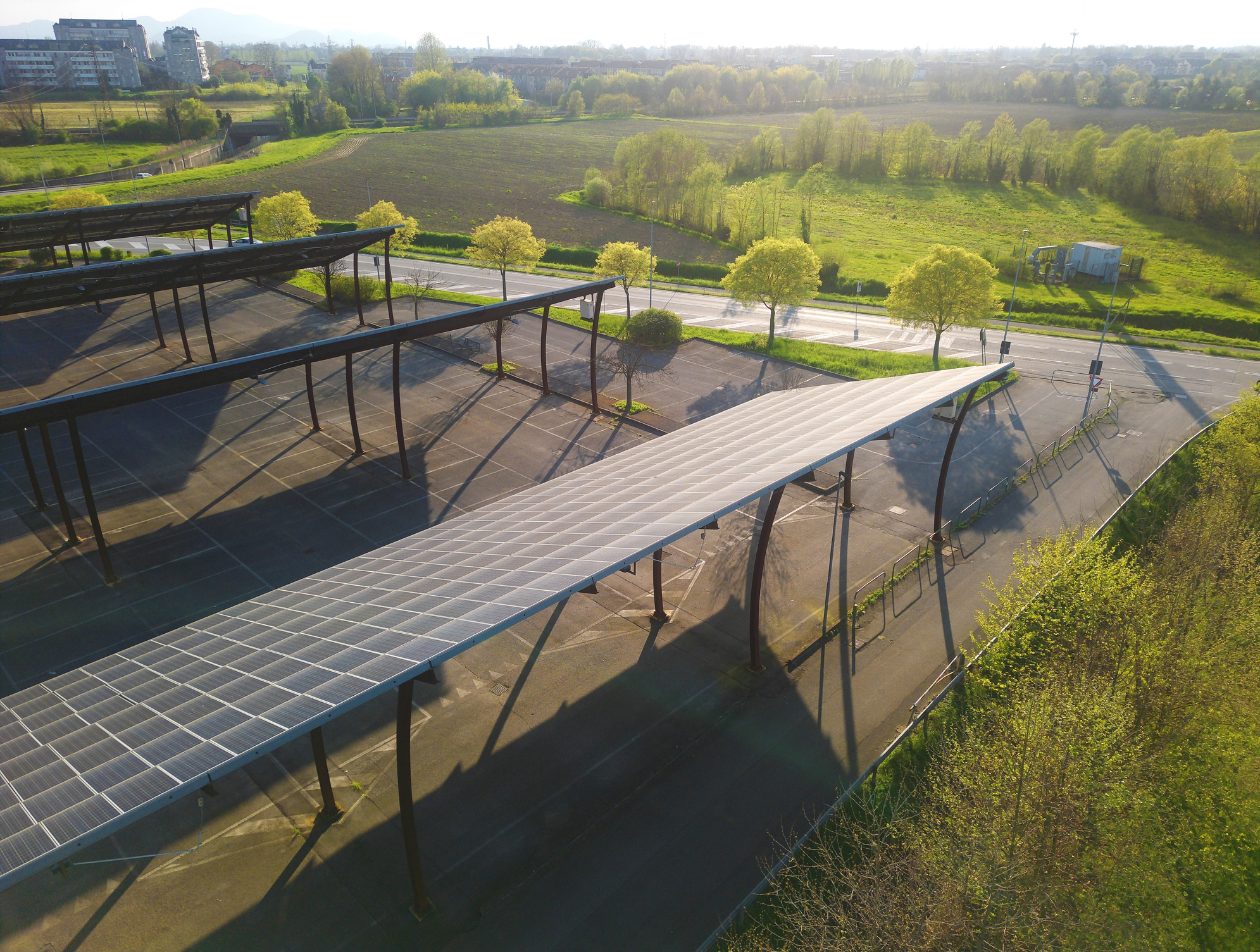 Fotovoltaico su strutture modulari Soladria